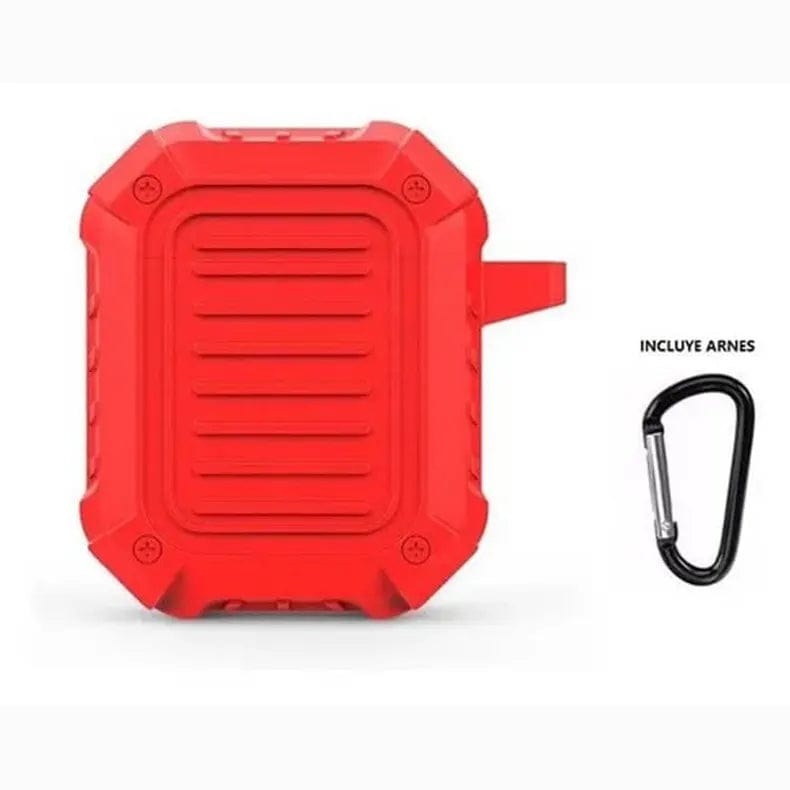 Cases & Covers for Airpods 1 | 2 / Red Apple Airpods Cases Covers Silicone Soft