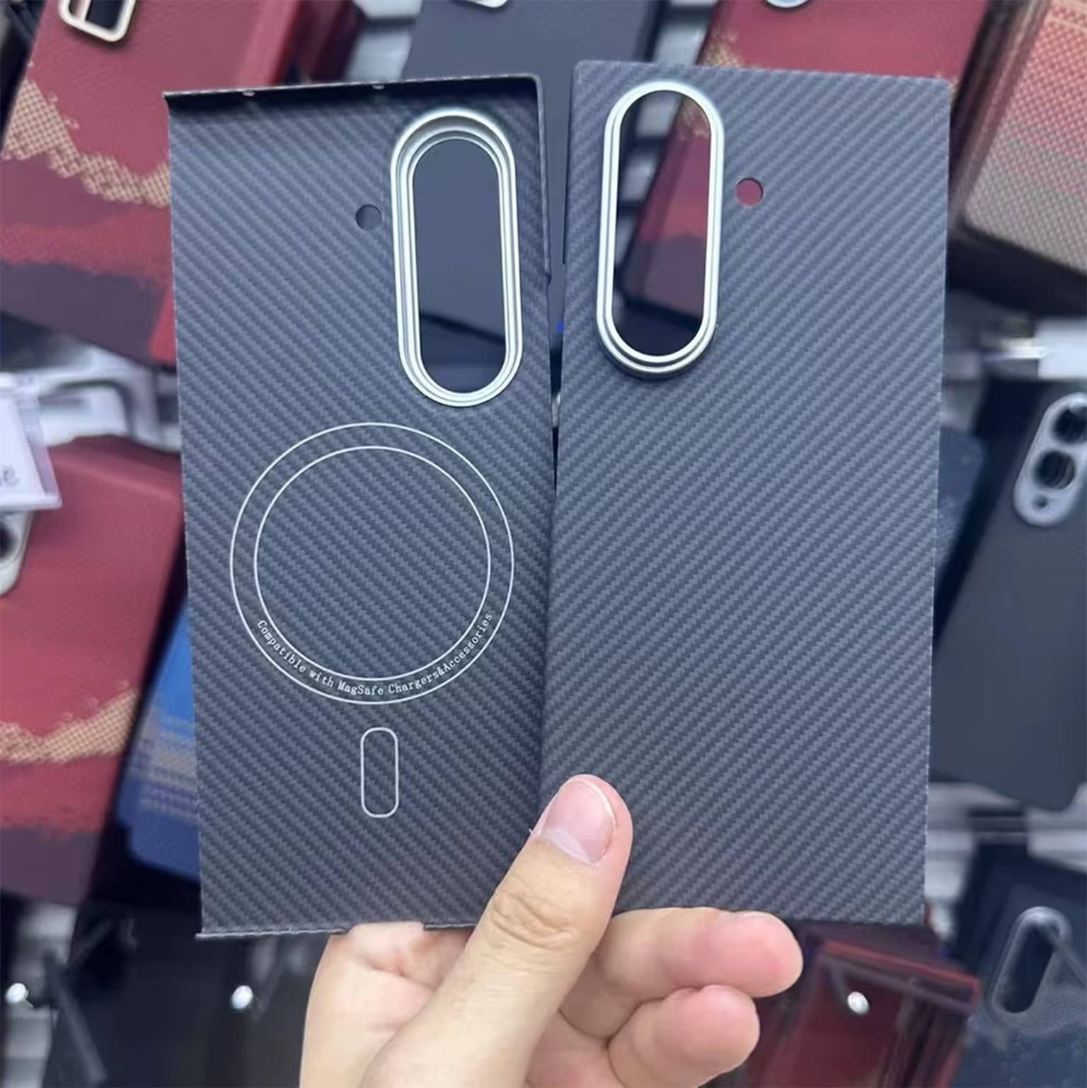 Real Aramid Kevlar Fiber Magsafe Case with Hinge Protection for Samsung Z Fold7