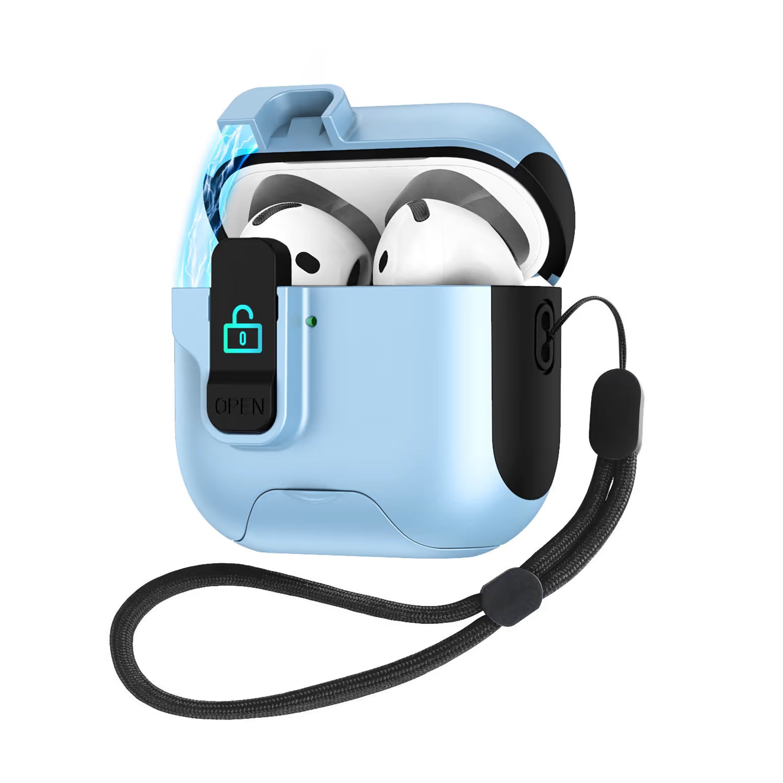 Automatic Pop-up Holder Earphone Case with Switch Lock for Airpods Pro | Pro 2