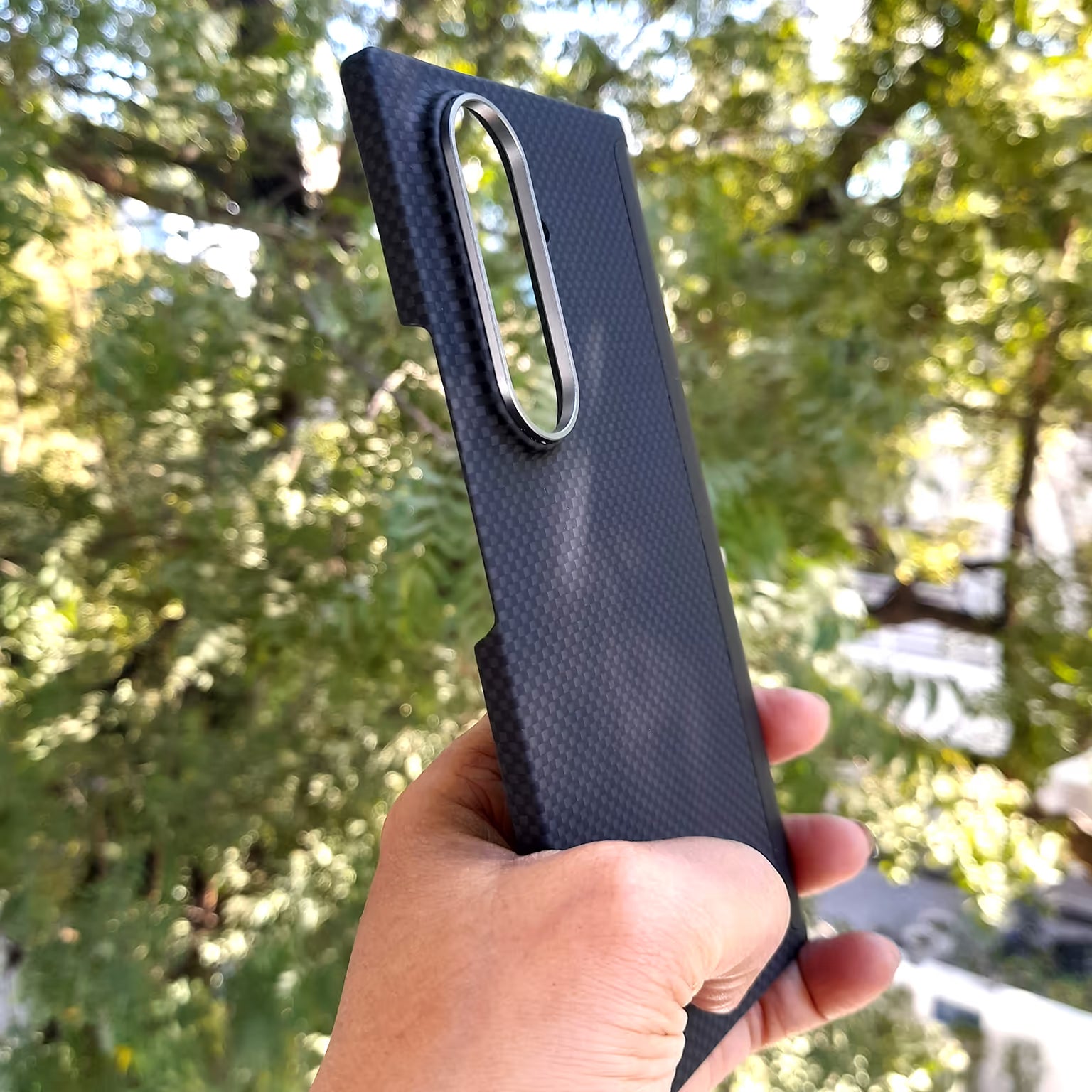 Real Aramid Kevlar Fiber Magsafe Case with Hinge Protection for Samsung Z Fold7