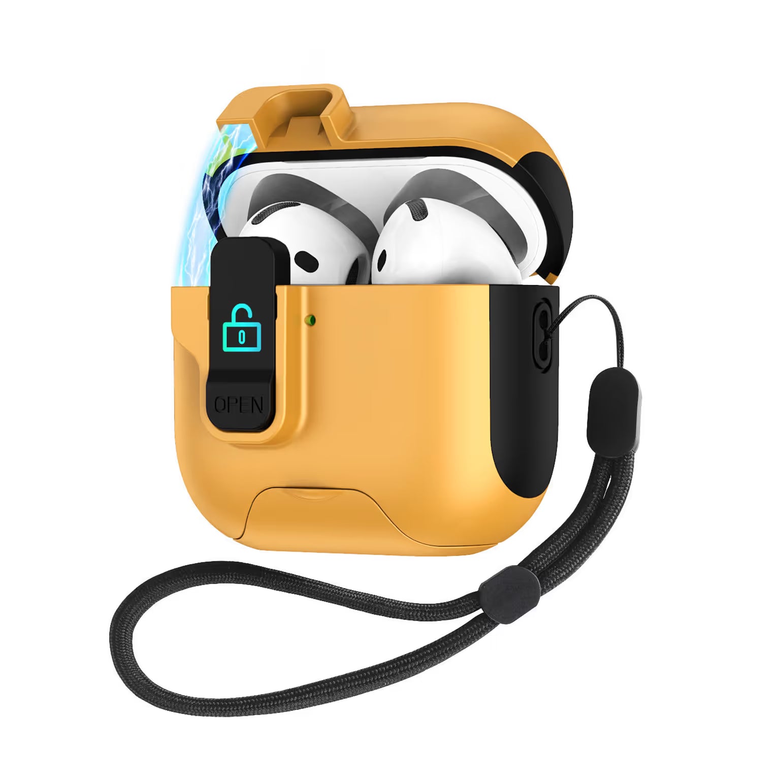 Automatic Pop-up Holder Earphone Case with Switch Lock for Airpods Pro | Pro 2