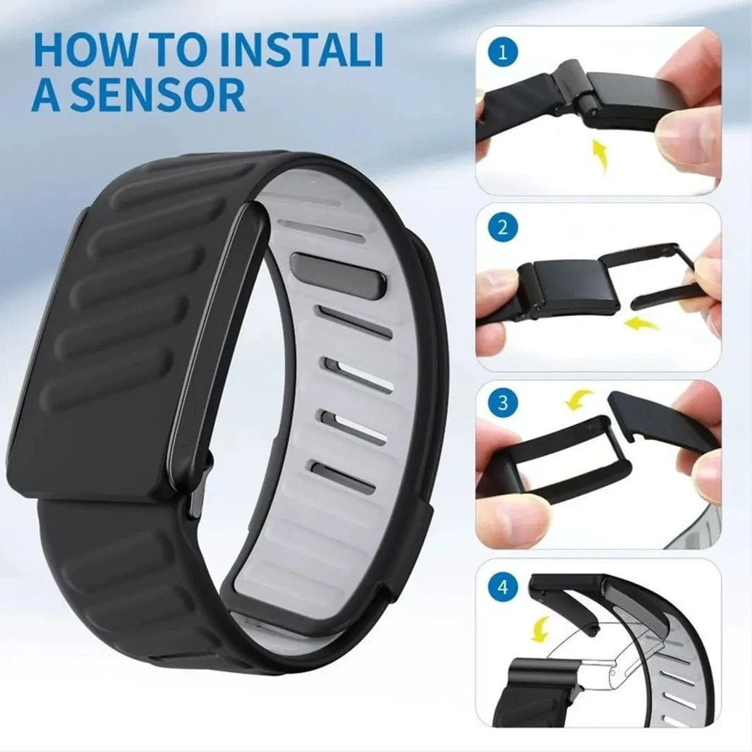 Silicone Soft Sports Loop Adjustable Replacement Strap for Whoop 5.0 (MG)