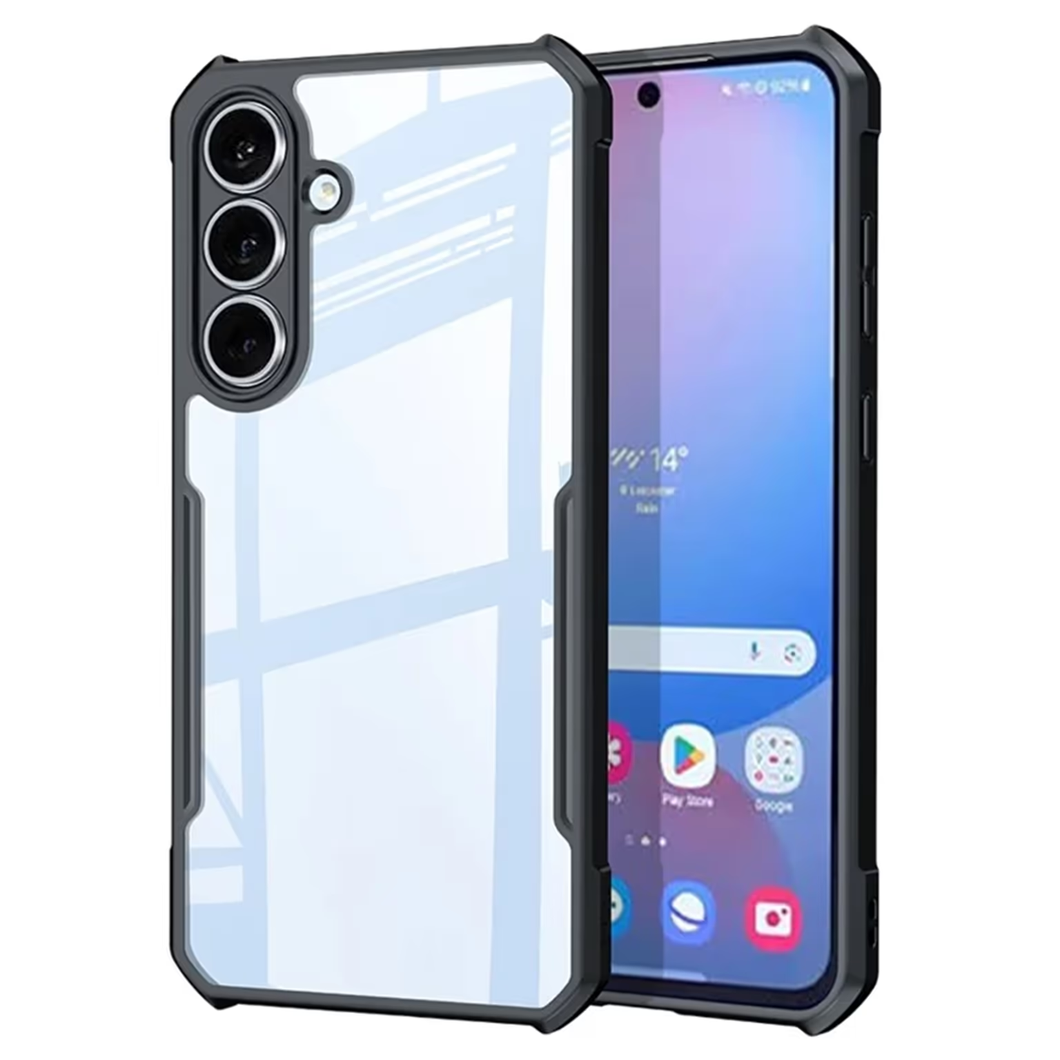 XUNDD Acrylic TPU Pc Matte Bumper Case for Samsung S25