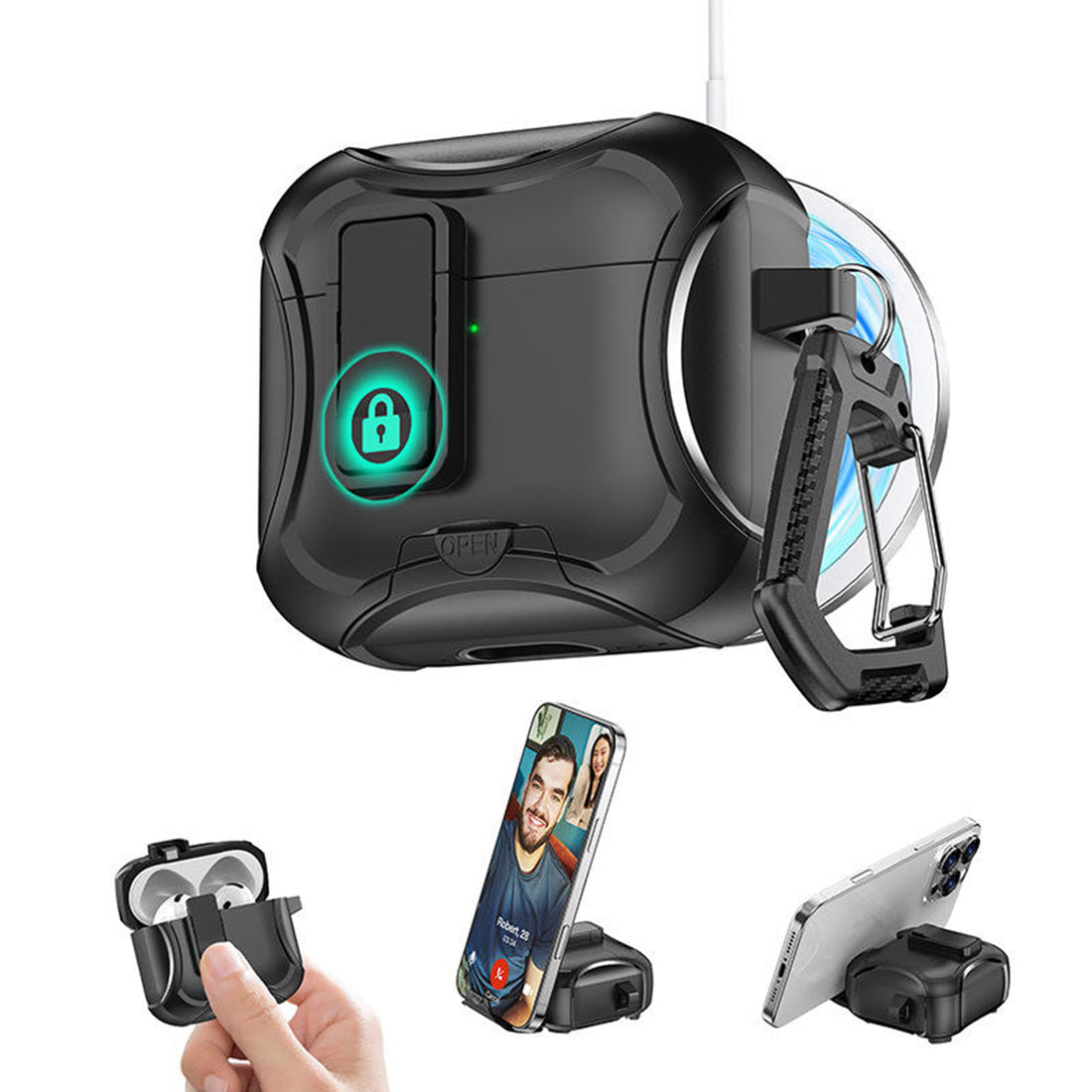 Cases & Covers PC Hybrid TPU Protective Case with Switch Lock for Airpods Pro | Pro 2