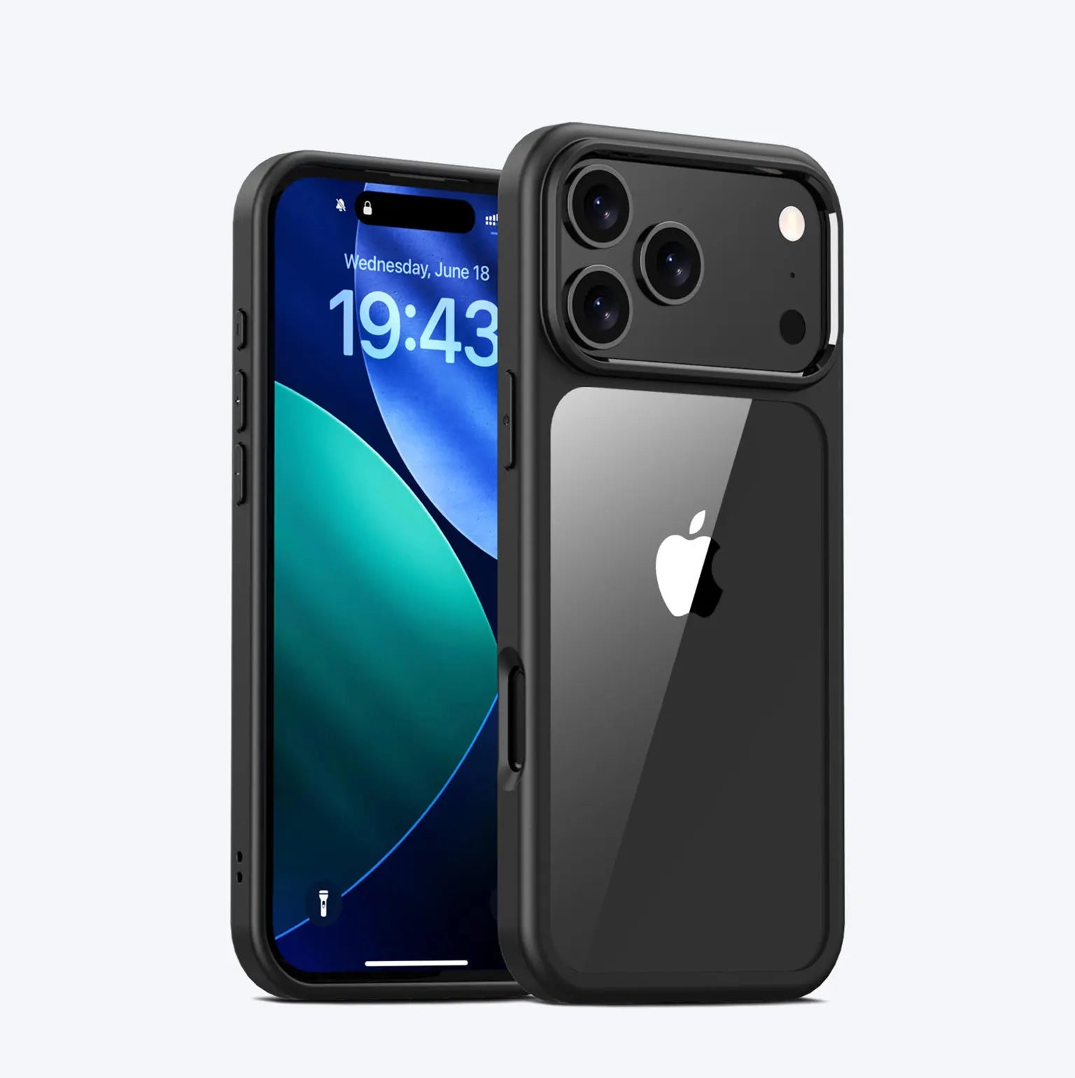 Ultra Crystal Clear Matte Frame Case for iPhone 17 Pro