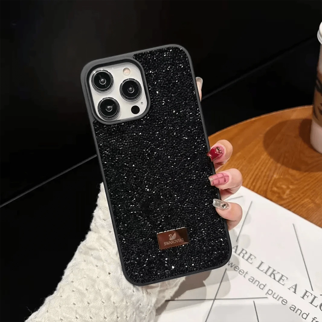 Swarovski Diamond Bling Hard Case for iPhone 15