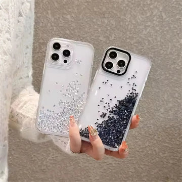 Bling Liquid Glitter Hard Case for iPhone 16