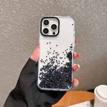 Bling Liquid Glitter Hard Case for iPhone 16