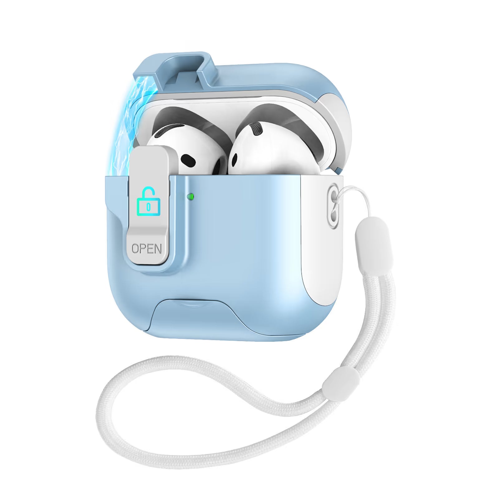 Automatic Pop-up Holder Earphone Case with Switch Lock for Airpods Pro | Pro 2