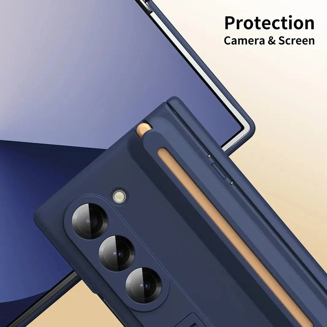 ktusu Generic Cases & Covers Bracket Kickstand Hinge Protection Case with Pen for Samsung Z Fold7