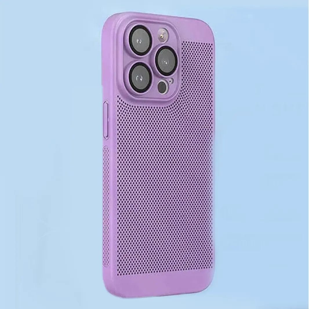 iPhone 14 Pro Max / Lavender / Without MagSafe Breathable Heat-Dissipation Magsafe Compatible Phone Back Case for Apple iPhone - Ktusu