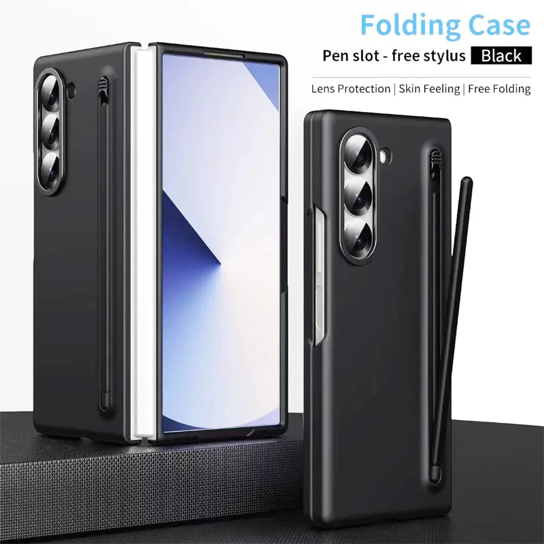 Built in Compact S Pen Holder and Storage Slot Case for Samsung Z Fold6