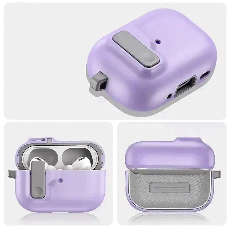 ktusu Generic Cases & Covers Bullet Design Modern Lock Cover for Airpods Pro 2 Lavender