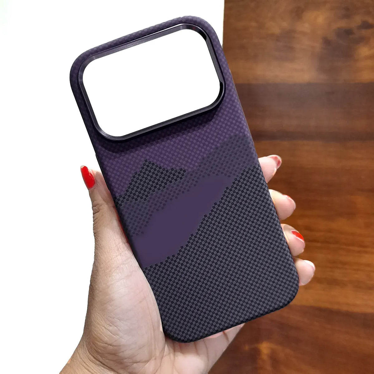 LUXO Ultra Hybrit Magfit Magnetic Metal Camera Frame Hard Case for iPhone 18 Pro