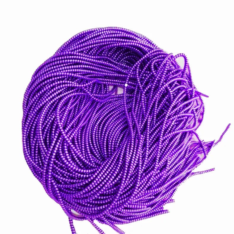 [ Pack of 3 ] Spiral Charger Cable Protector Data Wire Saver for Charging Cable ( 1.5 Meter ) Dark Purple / Solid Color - Ktusu