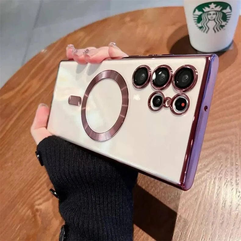 Cases & Covers Camera Lens Protective Magnetic Magsafe Soft Case for Samsung S23 Ultra