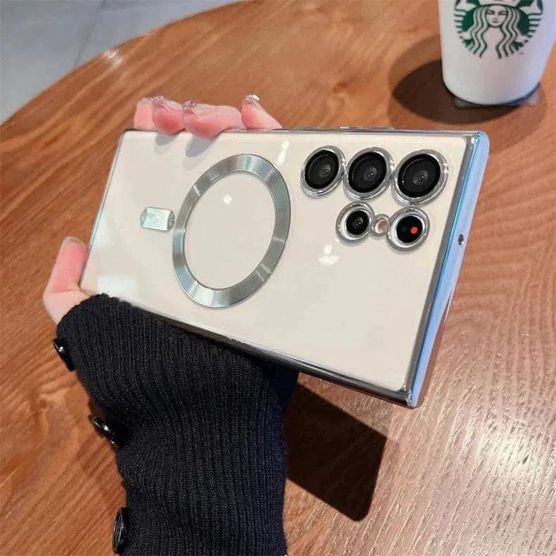 Cases & Covers Camera Lens Protective Magnetic Magsafe Soft Case for Samsung S23 Ultra