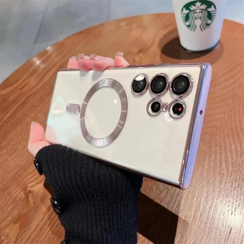 Cases & Covers Camera Lens Protective Magnetic Magsafe Soft Case for Samsung S23 Ultra