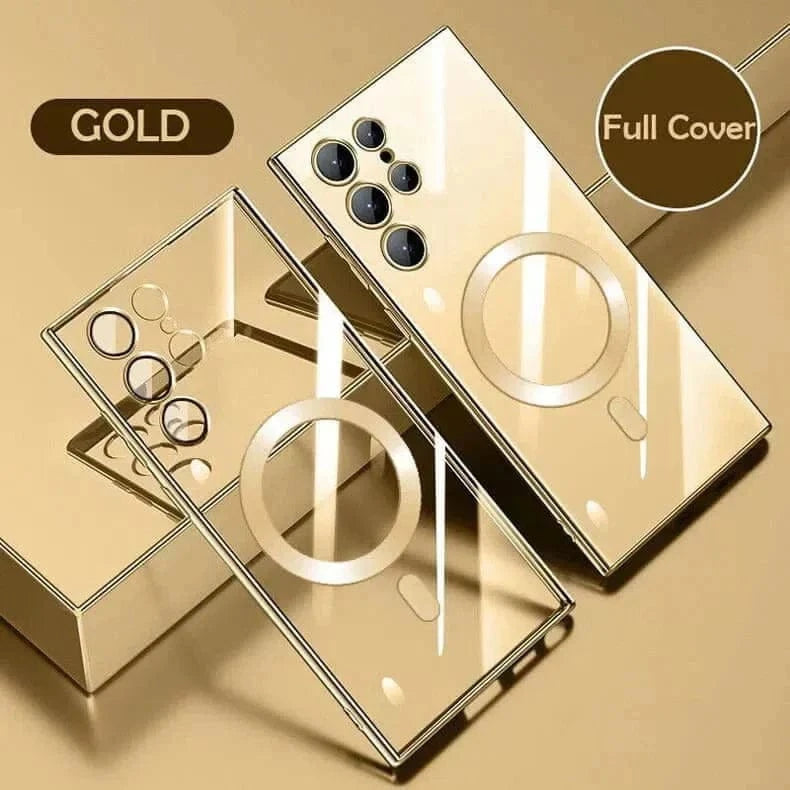 Cases & Covers Camera Lens Protective Magnetic Magsafe Soft Case for Samsung S23 Ultra