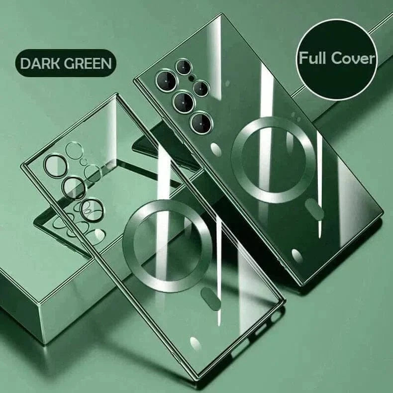 Cases & Covers Camera Lens Protective Magnetic Magsafe Soft Case for Samsung S23 Ultra