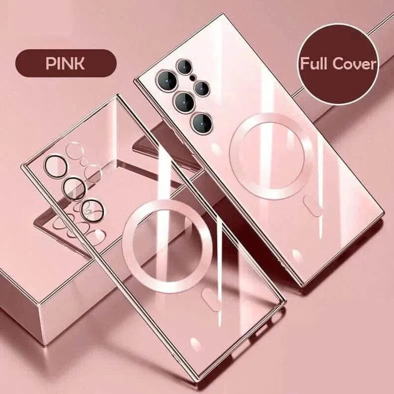 Cases & Covers Camera Lens Protective Magnetic Magsafe Soft Case for Samsung S23 Ultra