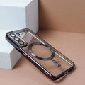 Cases & Covers for Samsung S22 Plus / Black Camera Lens Protective Magnetic Magsafe Phone Case for Samsung Galaxy