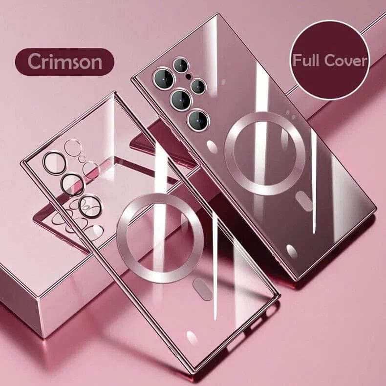 Cases & Covers for Samsung S23 Ultra / Crimson Camera Lens Protective Magnetic Magsafe Phone Case for Samsung Galaxy