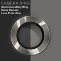 Camera Lens Protectors for iPhone 15 Pro Max / Titanium Grey Camera Lens Protector Glass aluminum alloy Ring for iPhone 15 Series