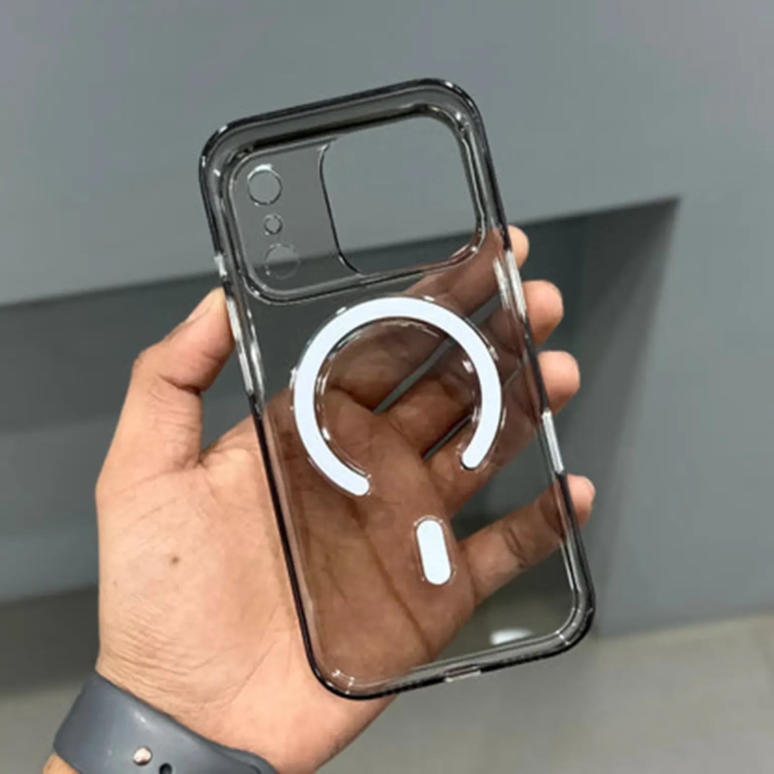 Cases & Covers Camera Potective Colored Crystal Slim Magsafe Hard  Case for iPhone 17 Pro Max