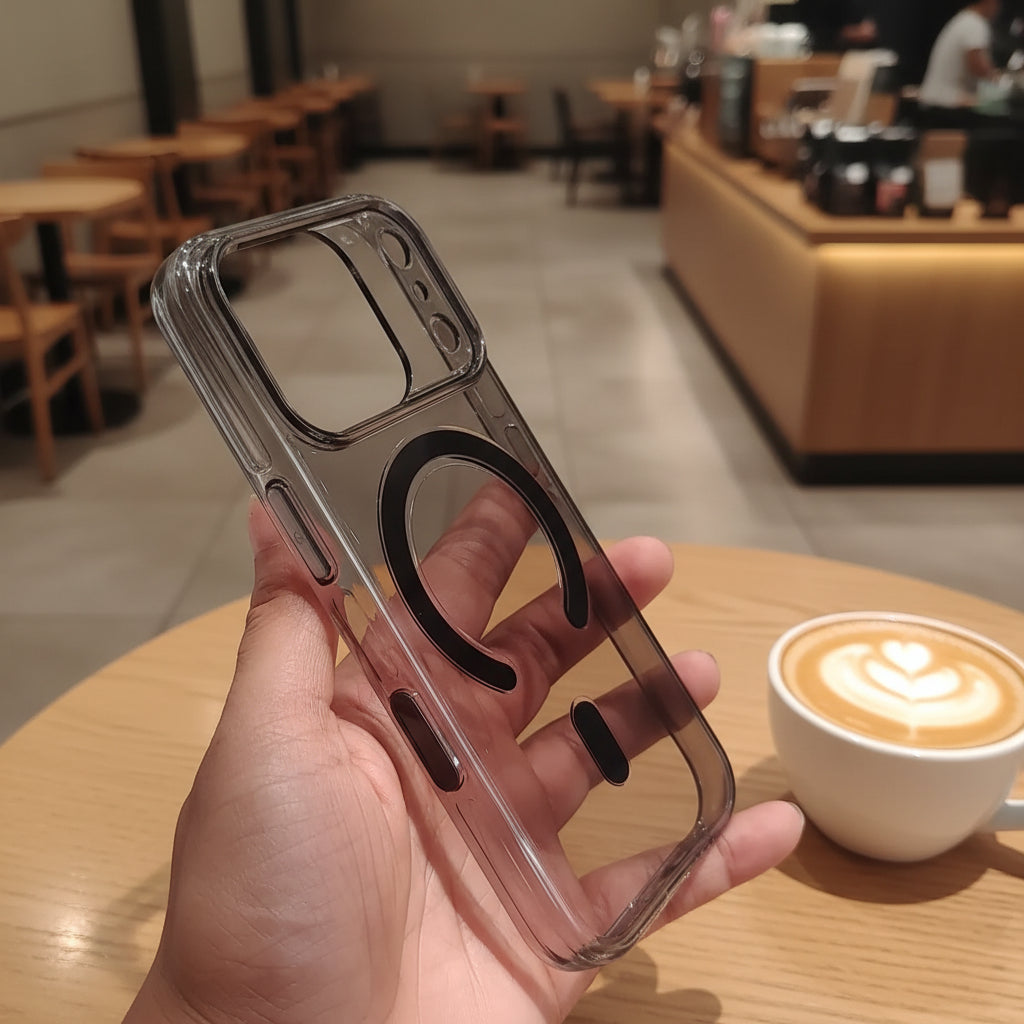 Cases & Covers Camera Potective Colored Crystal Slim Magsafe Hard  Case for iPhone 17 Pro Max