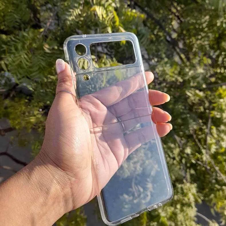 Camera Protective Crystal Clear Case for Samsung Z Flip4