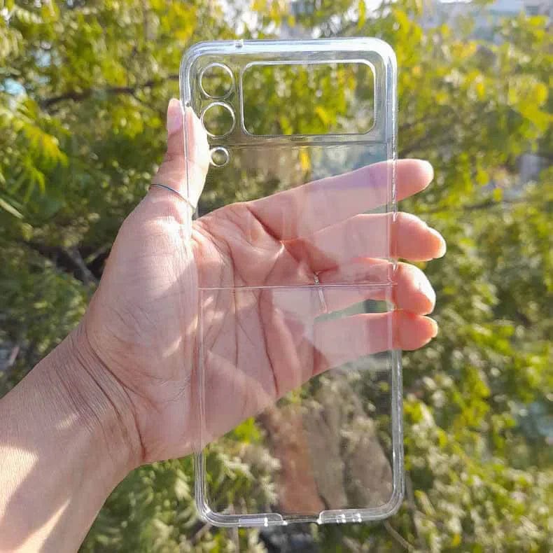 Camera Protective Crystal Clear Case for Samsung Z Flip4