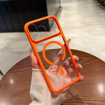 Cases & Covers Camera Protective Ultra Crystal Clear Matte Frame MagSafe Case for iPhone 17 Pro Max