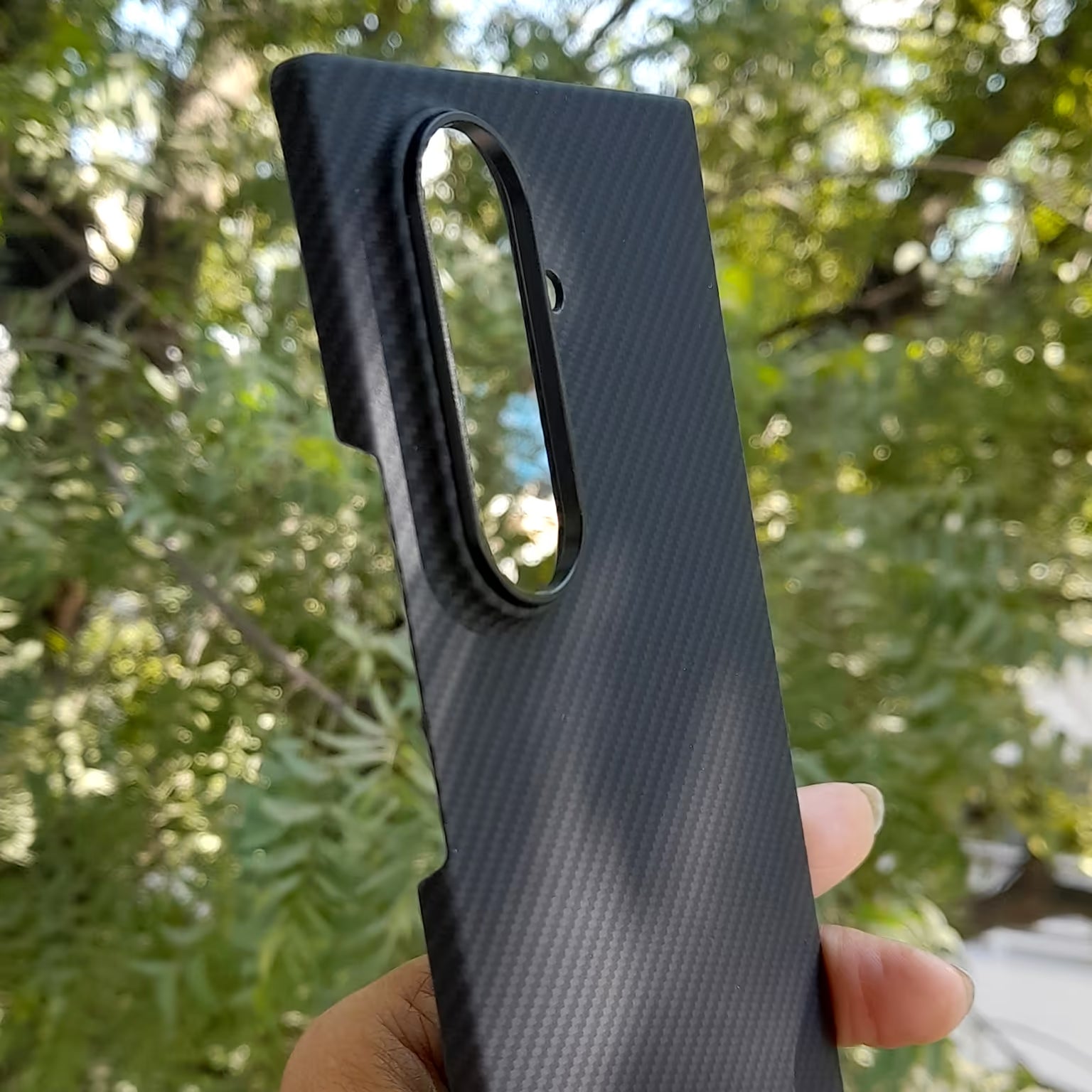 Real Aramid Carbon Fiber Magsafe Case for Samsung Z Fold7