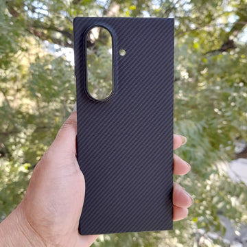 Real Aramid Carbon Fiber Magsafe Case for Samsung Z Fold7