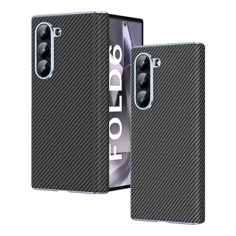 Carbon Fiber Electroplating Hard Case for Samsung Z Fold6