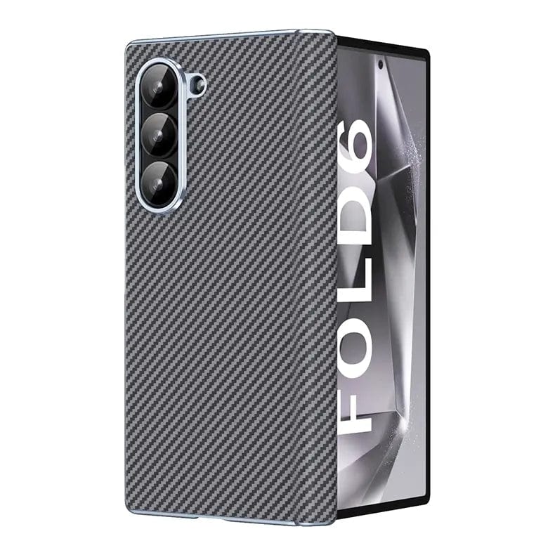 Carbon Fiber Electroplating Hard Case for Samsung Z Fold6