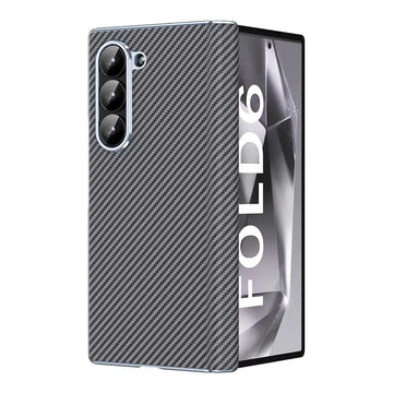 Carbon Fiber Electroplating Hard Case for Samsung Z Fold6