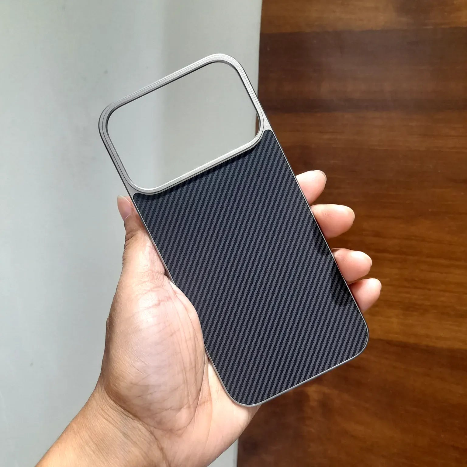 Cases & Covers Carbon Fiber Frameless Magnetic MagSafe Back Panel case for iPhone 17 Pro Max