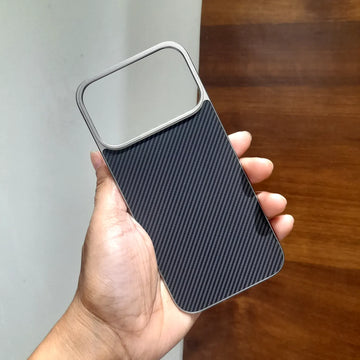 Cases & Covers Carbon Fiber Frameless Magnetic MagSafe Back Panel case for iPhone 17 Pro Max