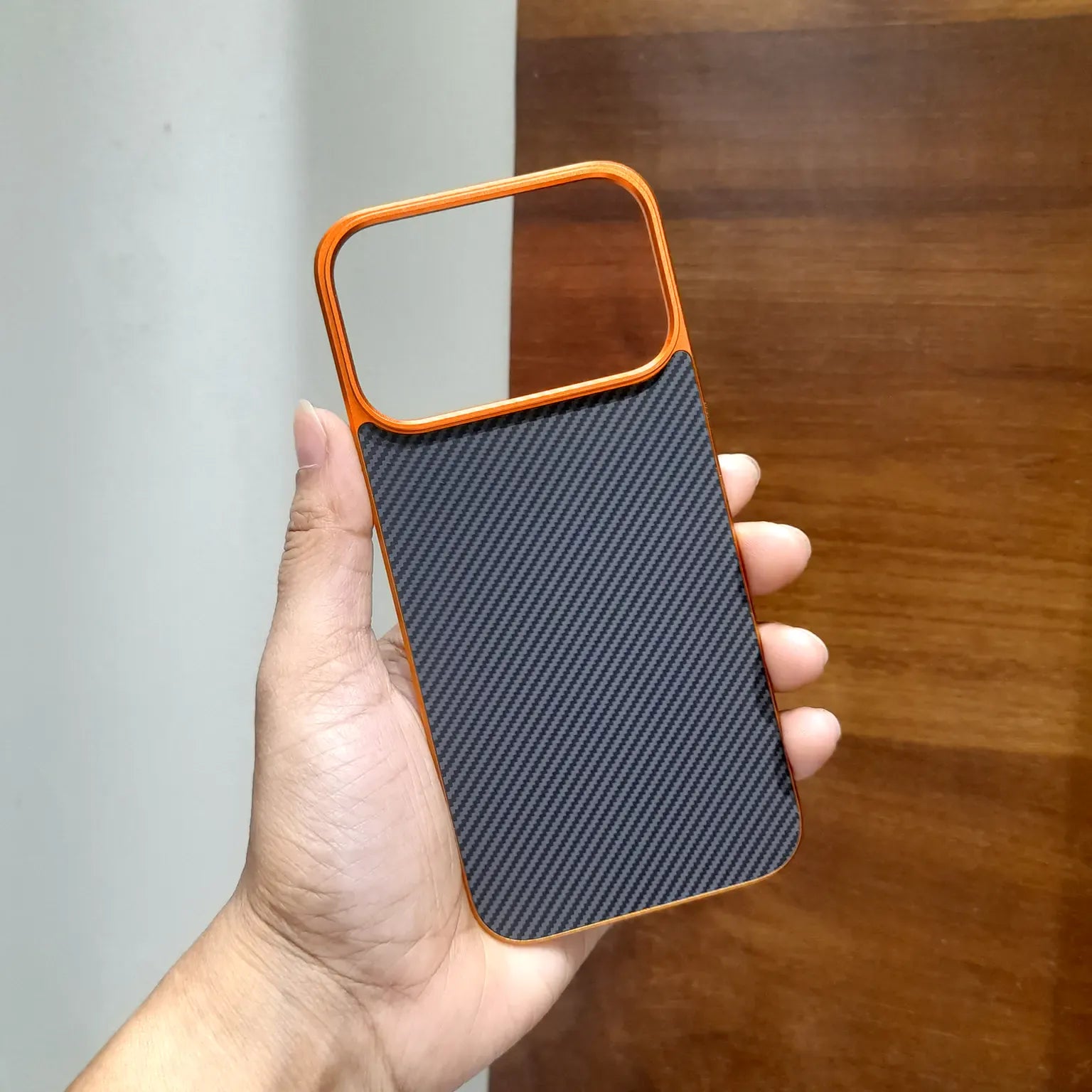 Cases & Covers Carbon Fiber Frameless Magnetic MagSafe Back Panel case for iPhone 17 Pro Max