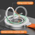 Carbon Fiber Magnetic Grip Stand for Magsafe Function Built in Cases
