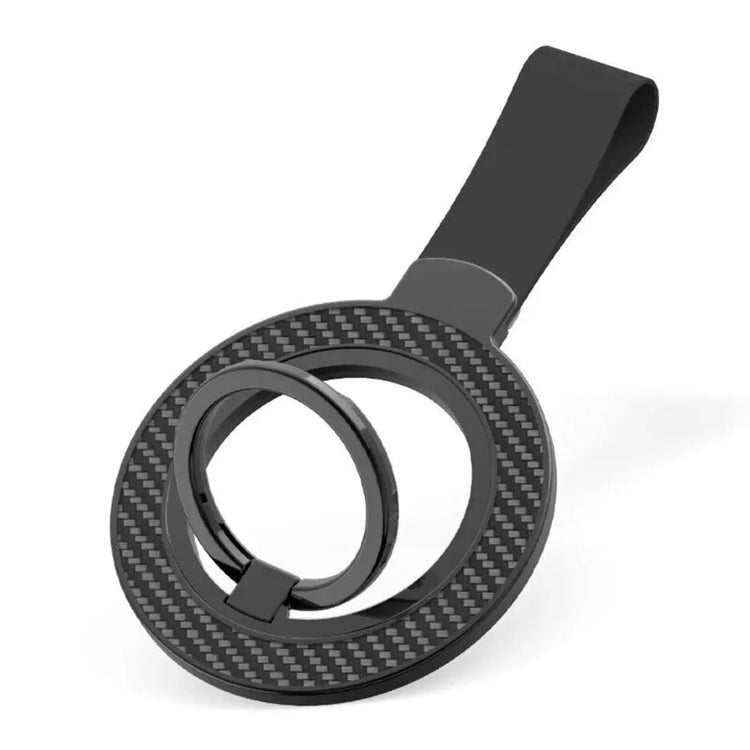 Carbon Fiber Magnetic Grip Stand for Magsafe Function Built in Cases