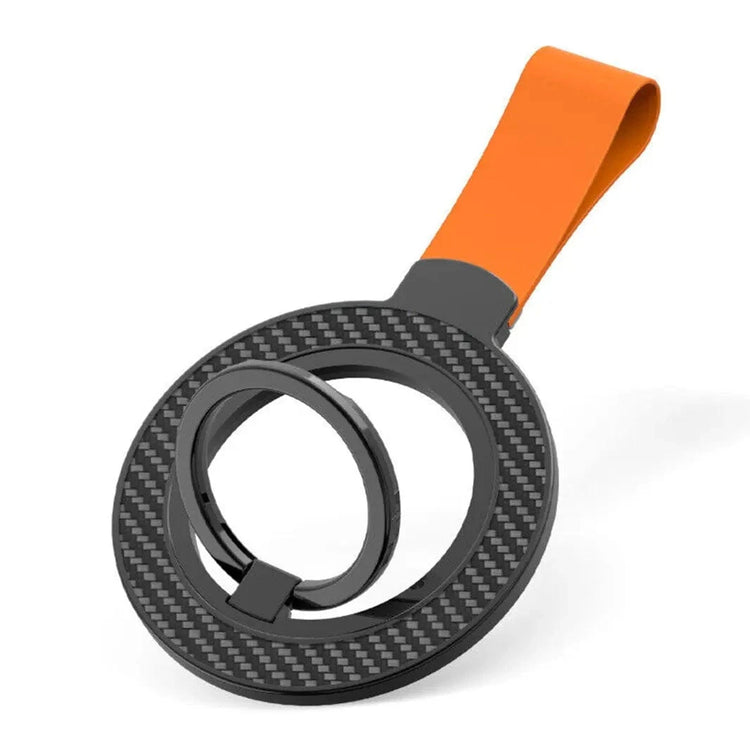 Carbon Fiber Magnetic Grip Stand for Magsafe Function Built in Cases