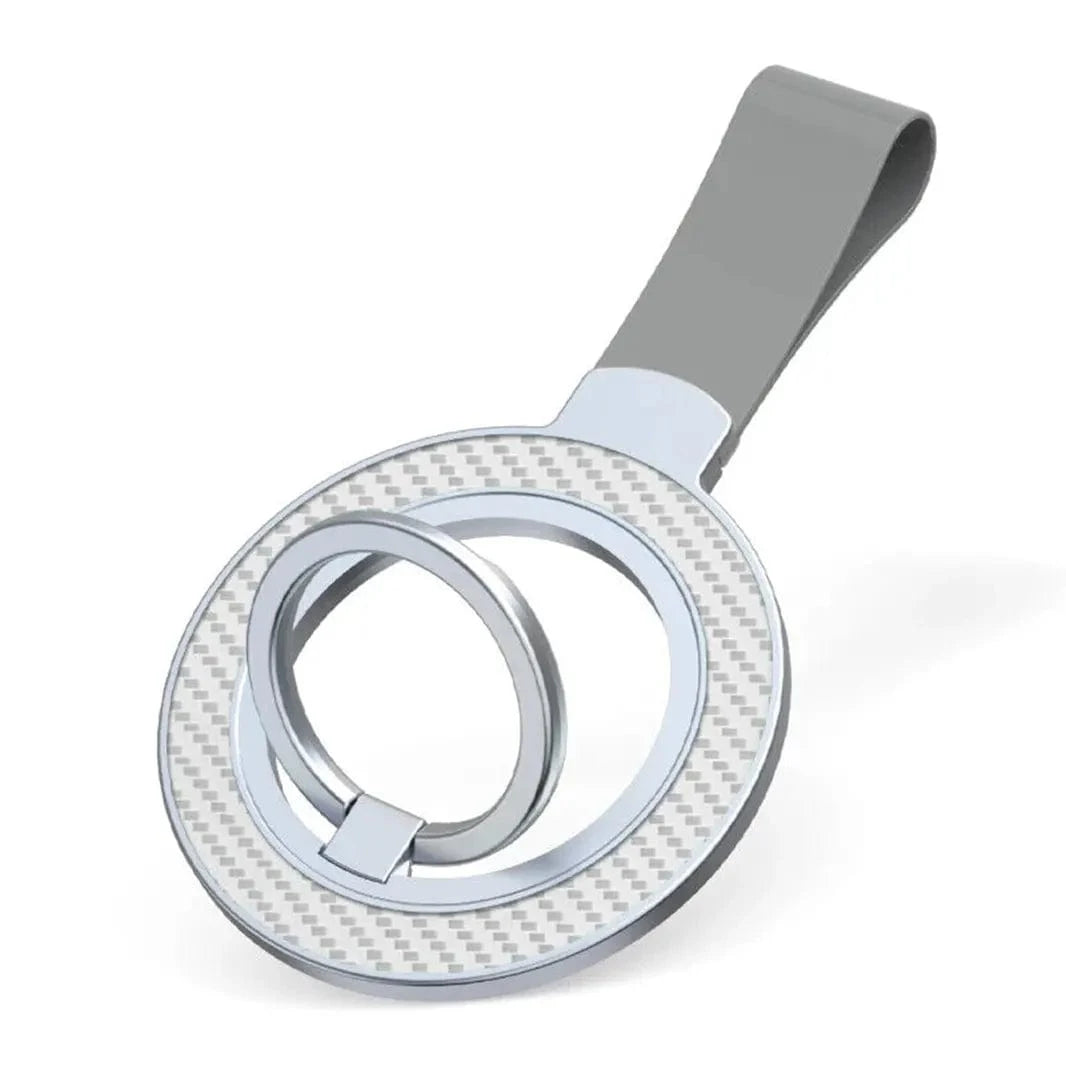 Carbon Fiber Magnetic Grip Stand for Magsafe Function Built in Cases