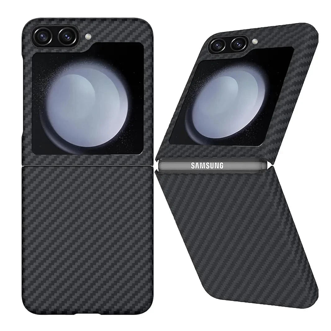 Carbon Fiber Texture Hard Case for Samsung Z Flip5