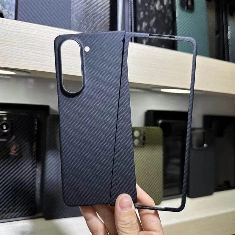 Cases & Covers for Samsung Z Fold5 Carbon Fiber Texture Hard Phone Cover for Samsung Galaxy Fold Series