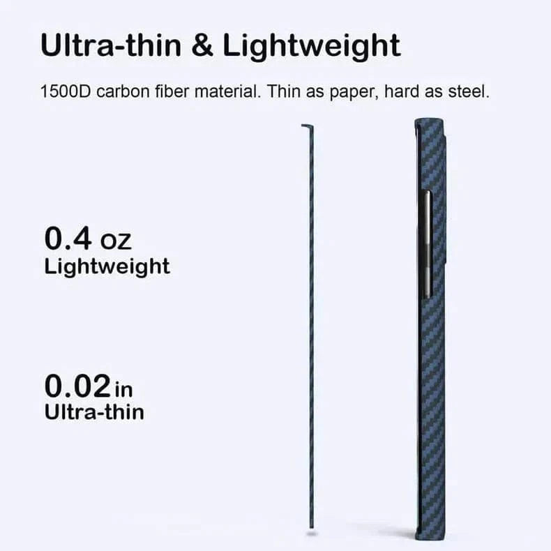 Carbon Fiber Texture Soft Coating Hard Case for Samsung S23 Plus