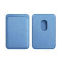 PU Magnetic Card Wallet Holder with MagSafe for Apple iPhone Sky Blue - Ktusu