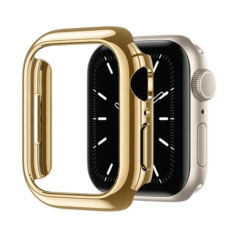 Glossy Hard PC 360 Degree Body Bumper for iWatch 44mm / Gold - Ktusu